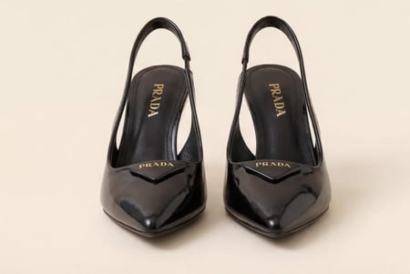 كعب نسائي فاخر من برادا PRADA جرأة أنيقة بلمسة عصرية ماستر كوالتي