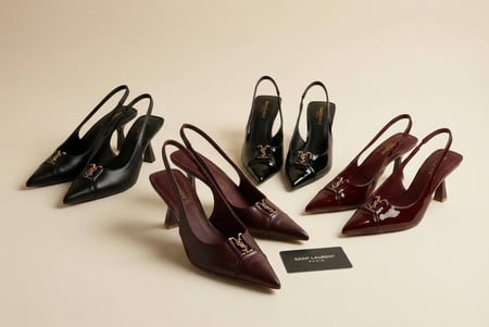 كعب سان لوران Saint Laurent نسائي  أناقة عصرية بلمسة فاخرة ماستر كوالتي