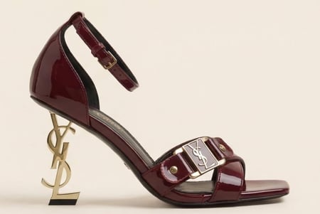 كعب سان لوران (Saint Laurent) – فخامة جريئة بتصميم أيقوني ماستر كوالتي