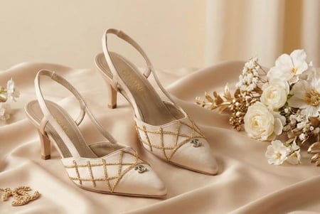 كعب نسائي فاخر من شانيل CHANEL تصميم كلاسيكي بلمسة عصرية ماستر كوالتي