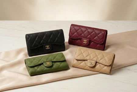 محفظة Chanel نسائية فاخرة صغير  بتصميم كلاسيكي ماستر كوالتي