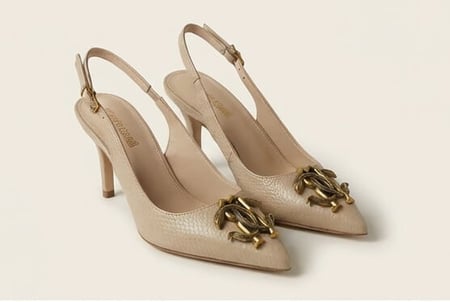 كعب روبرتو كافالي نسائي فاخر من دار الأزياء الإيطالية Roberto Cavalli ماستر كوالتي