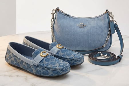 طقم كوتش النسائي – حقيبة وحذاء بتصميم عصري ماستر كوالتي.