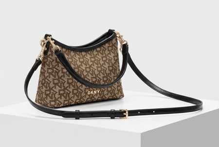 حقيبة دكني يد نسائية DKNY – تصميم عصري بنقشة أيقونية ماستر كوالتي