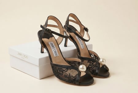 كعب Jimmy Choo عالٍ  فخامة تليق بإطلالاتك ماستر كوالتي