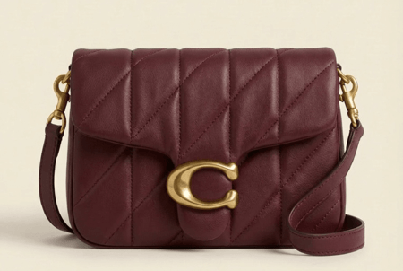 حقيبة يد  تابي من كوتش COACH بتصميم مبطّن ولمسة كلاسيكية راقية . ماستر كوالتي