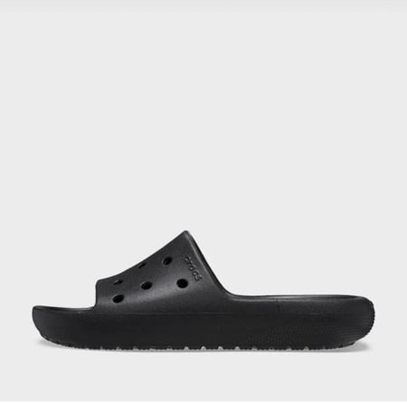 حذاء صندل شبشب كلاسيكي ماركة كروكس الأصلية اللون أسود  - Crocs Classic Sandal Shoes in Black