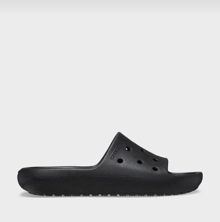 حذاء صندل شبشب كلاسيكي ماركة كروكس الأصلية اللون أسود  - Crocs Classic Sandal Shoes in Black