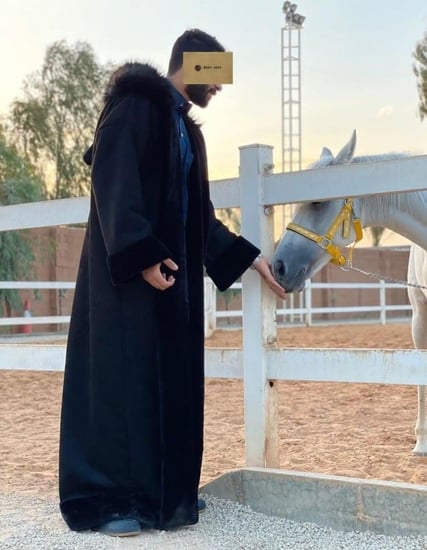 فروة شتوي مع الفرو برقبه واليد