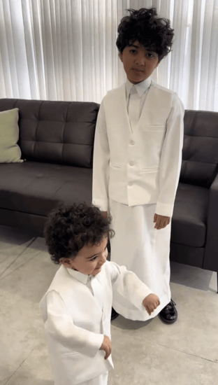 ثوب مع سديري العيد ولادي