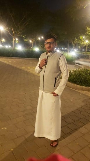 سديري جوخ دبل فيس مع سحاب