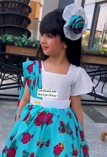 فستان بناتي شالكي بالاسم