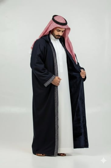 فروات رجالي مع نقش مميز