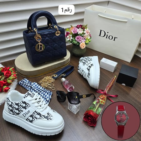 طقم شنطة ماركة ديور