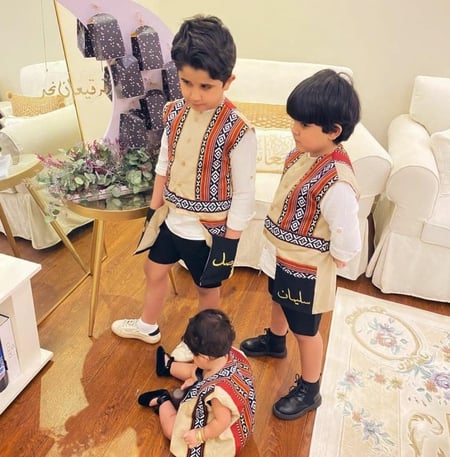 طقم ولادي قرقيعان رمضان