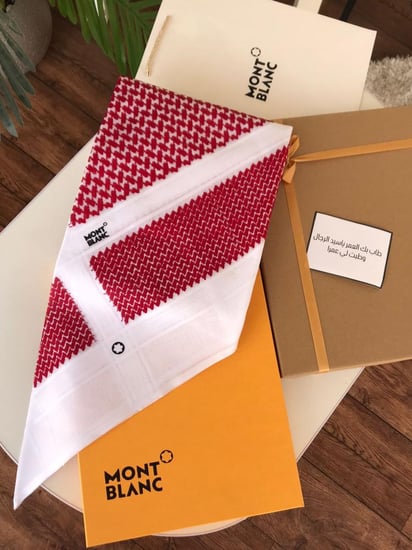 شماغ دم الغزال مونت بلانك