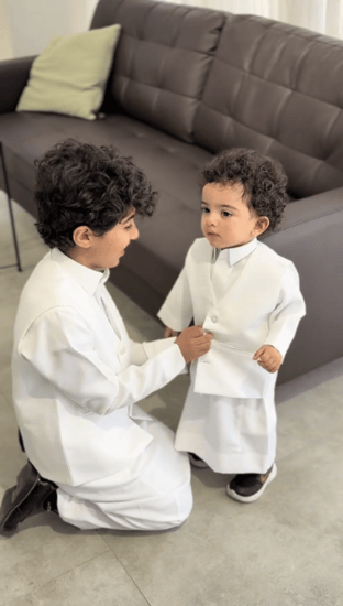 ثوب مع سديري العيد ولادي