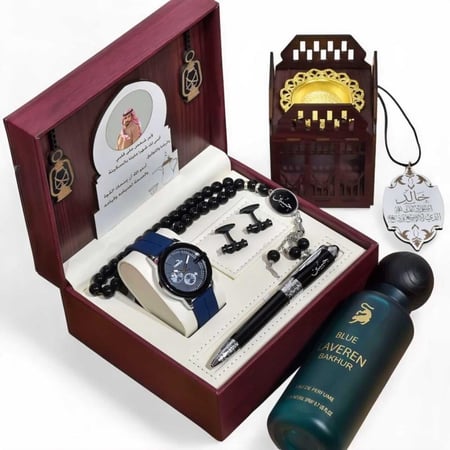 مسبحة رجالية فاخرة بنحت مخصص