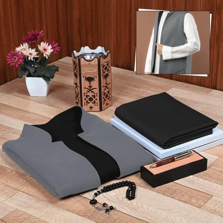 بوكس شتوي أنيق يضم سديري وقماش شتوي مع قلم محفور بالاسم