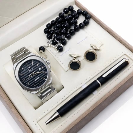 طقم رجالي لون اسود من كاتيرا