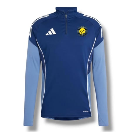 سويتر النصر 2026 كحلي فاخر مع طباعة شعار النصر وبجميع المقاسات المخصصة