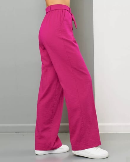 بنطال كاجوال مريح برباط خصر