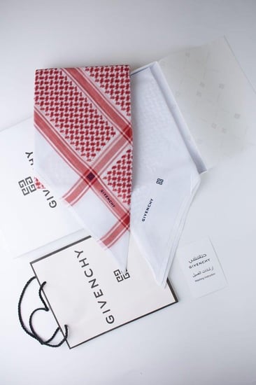 Givenchy Fabric & Shemagh Set - طقم جفنشي قماش وشماغ