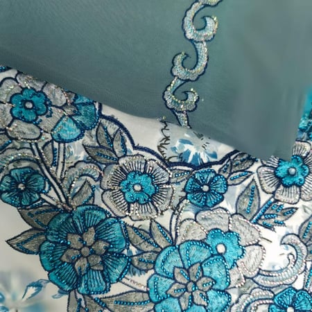 مخور مع طرحه ازرق - مخور اماراتي - مخورات - متجر جاما