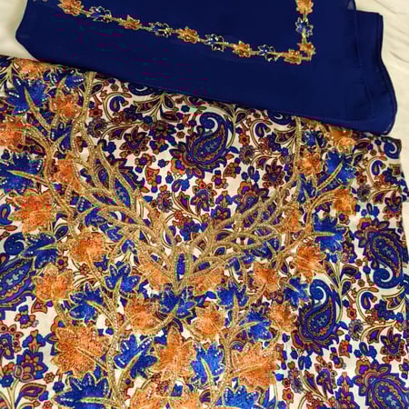 مخور مع طرحه كحلي - مخور - جلابيات - متجر جاما