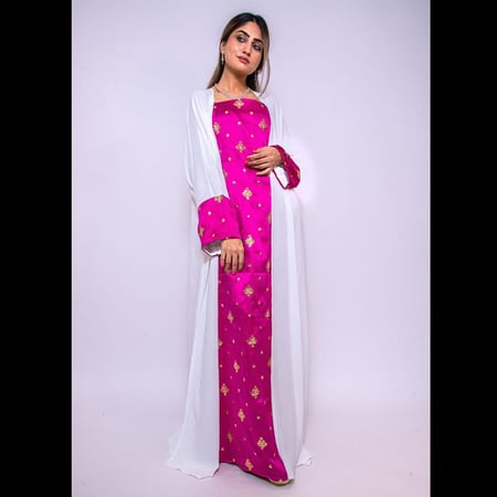 فستان مطرز - فساتين بنات - جلابيات - متجر جاما