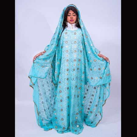 فستان ليله حناء