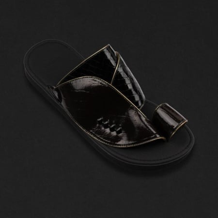 حذاء شرقي فاخر جلد طبيعي