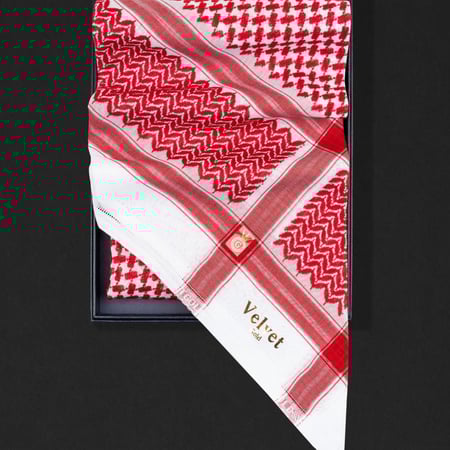 شماغ فلفت ختم ذهبى