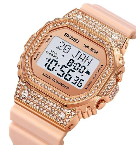 ساعة أذان سكيمي نسائية الجديده بتصممها الفريد