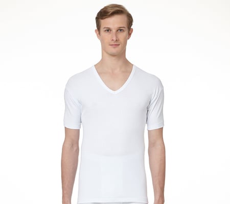 فانيلة برومان PROMAN الرجالية بياقة سبعة