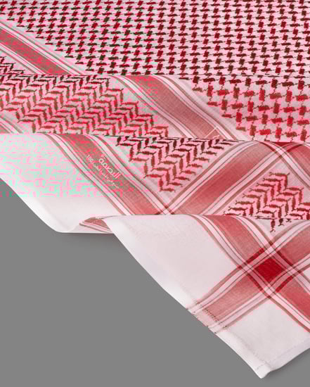 حياكة وأطراف شماغ البسام البصمة 30 بجودة عالية