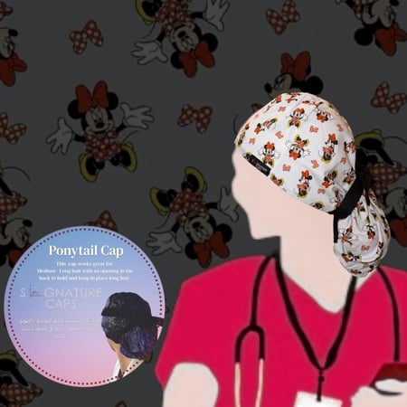 Minnie Mouse  Surgical Cap