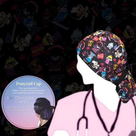 Surgical cap - قبعة جراحية  Mini female villains