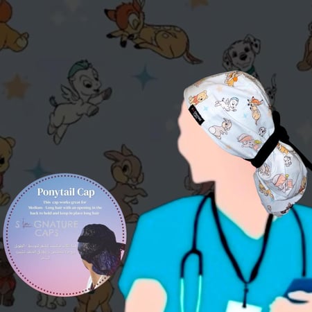 Disney animals Surgical Cap