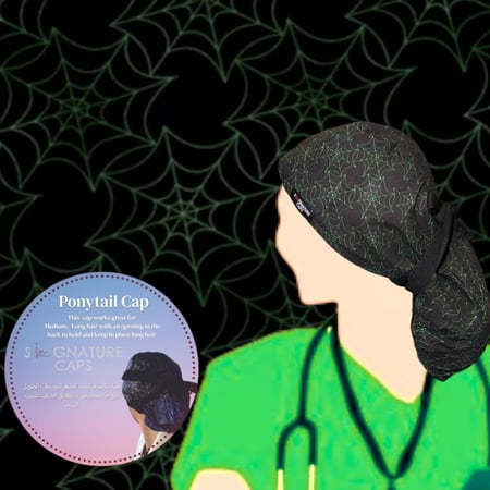 Spider web Surgical Cap -قبعة جراحية
