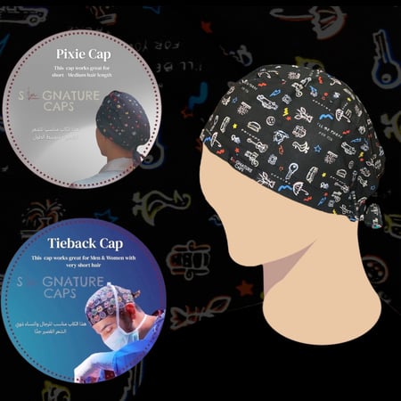 Friends symbols  Surgical Cap