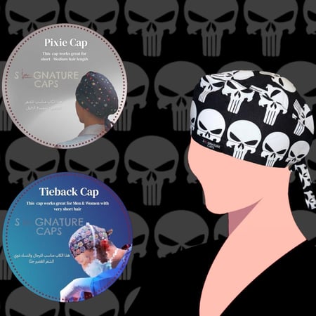Skull Surgical Cap -قبعة جراحية