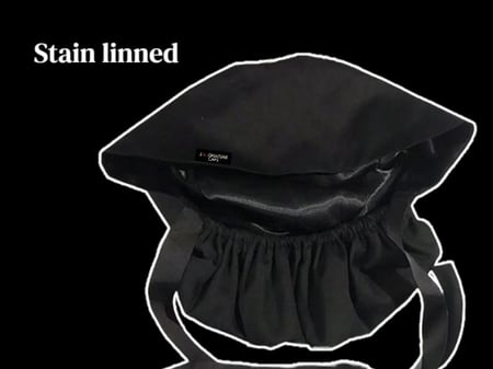 Surgical cap Black Satin "قبعة جراحية"