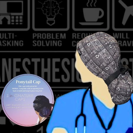 Anesthesia Speciality Surgical Cap