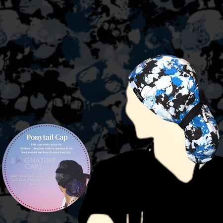 Blue Skulls Surgical Cap -قبعة جراحية