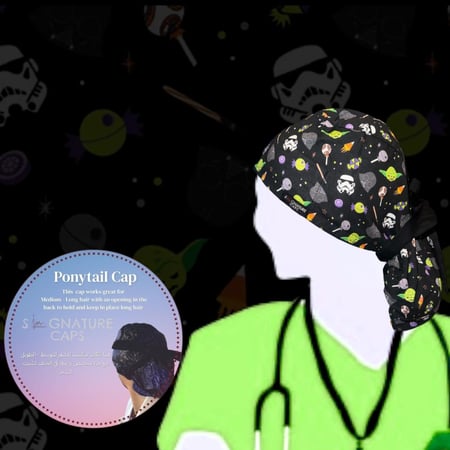 Surgical cap Starwars “قبعة جراحية"