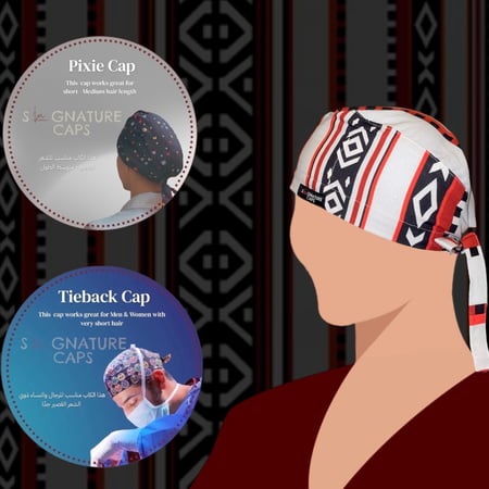 Surgical cap Sadu 2 السدو  "قبعات جراحة "