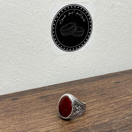 خاتم عقيق يماني كبدي