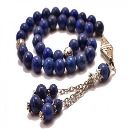 سبحة اجات ازرق اللون