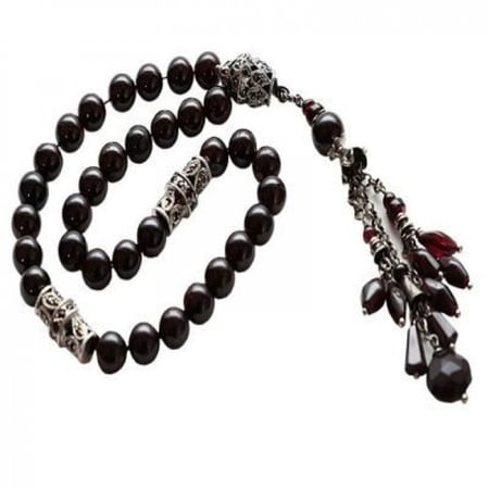 سبحة حجر طبيعى اونيكس فاخرة